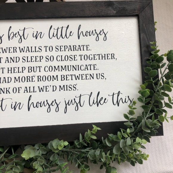 Love Grows Best In Little Houses Farmhouse Sign - Picture 8 of 8
